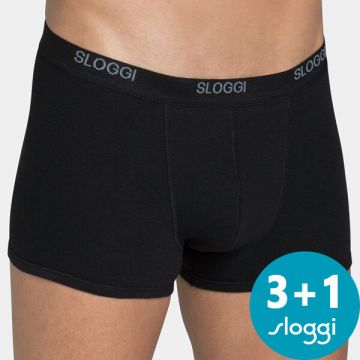 sloggi heren short 10004753 black