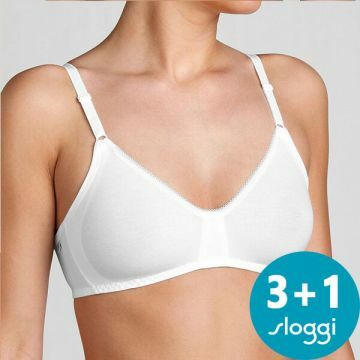 Sloggi Basic+ bh zonder beugel 10007642 white