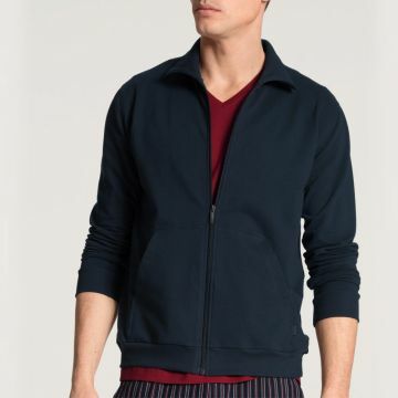 Calida Heren Remix Basic Lounge vest 15281 dark sapphire