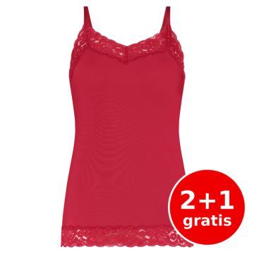 Top met spaghettibandjes