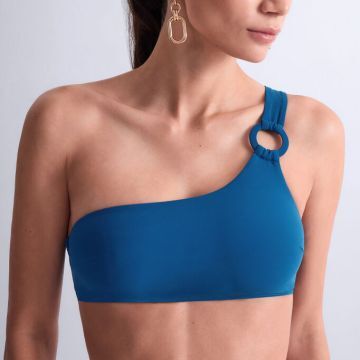 One-shoulder bikini top