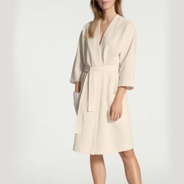 Calida Dames Cosy Shower badjas 61337 leisure white