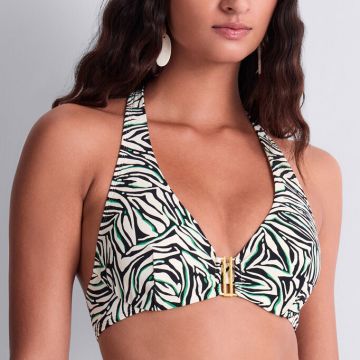 Bikini top met diep decolleté