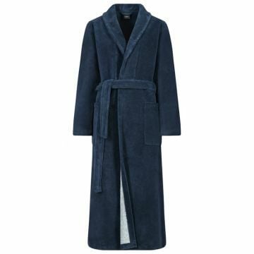 Cawö Dames Pure Styles Badjas met sjaalkraag 806