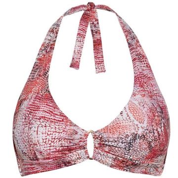 Cyell Sahara Sangria Halter Bikini Top 910188-412