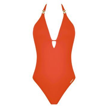 Badpak met diep decolleté