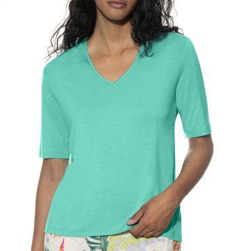 Mey Dames Nachtmode Shirt met korte mouw 1210052