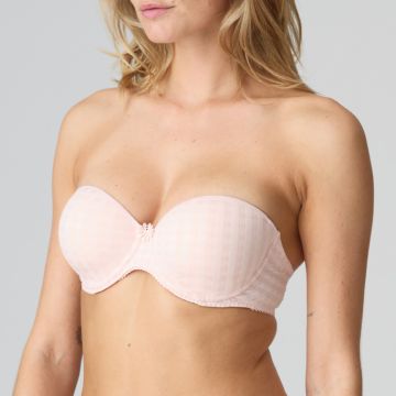 Voorgevormde strapless bh