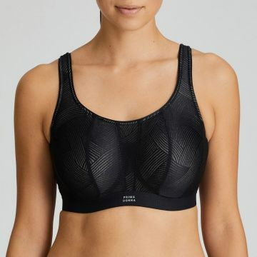 PrimaDonna Sport The Game sport bh met beugel 6000510 zwart