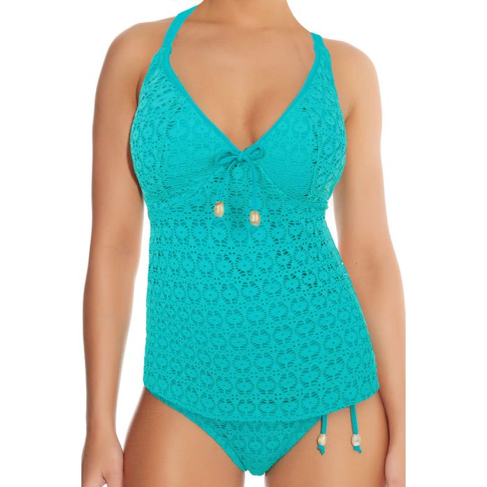 Freya Swimwear Spirit AS3906 Soft Cup Coral Plunge Tankini Top
