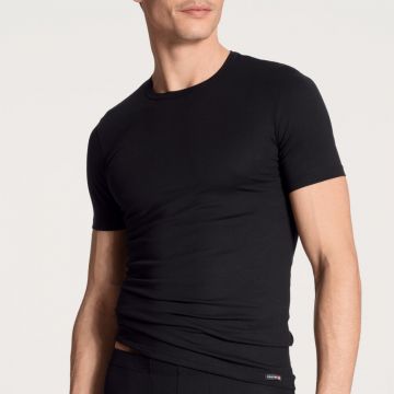 Calida Evolution shirt met korte mouwen 14661 black