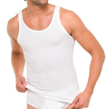 Schiesser Cotton Doppelripp 2-pack shirts 205172 white