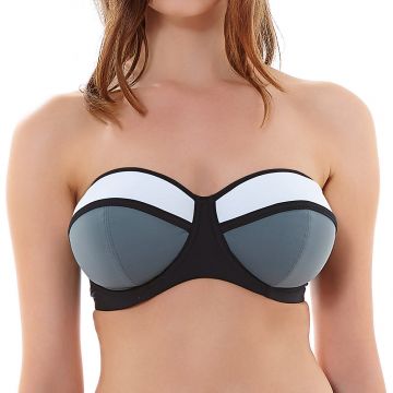 Freya bondi voorgevormde bandeau bikini top as3963 black