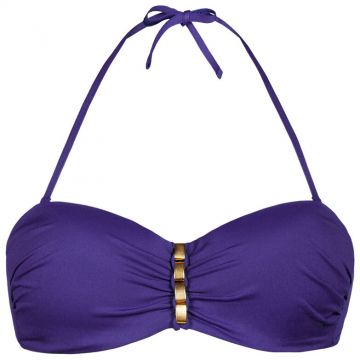 Cyell beach essentials keri bandeau bikini top 620117-608 ink blue