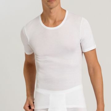 Hanro Men Cotton Pure Shirt met korte mouw 073663 white
