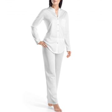 Hanro Cotton Deluxe pyjama 077956 white