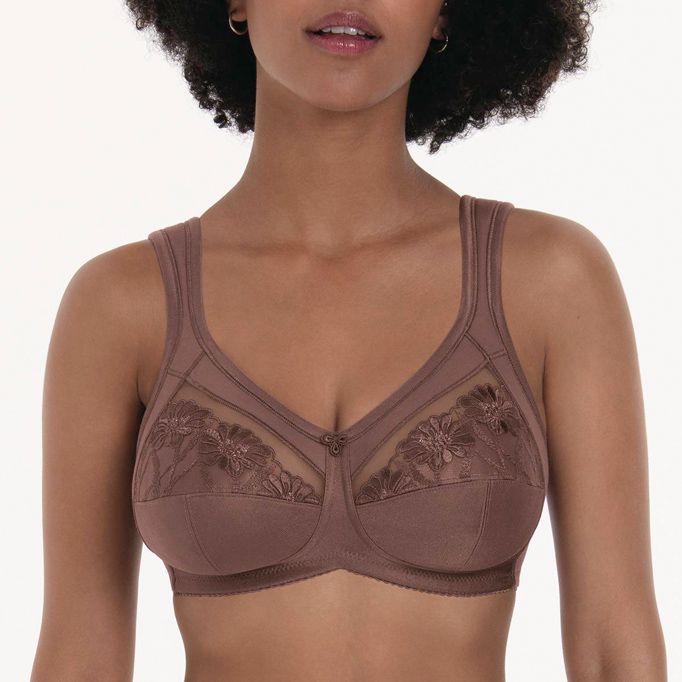 Anita Women's Safina Non-Wired Support Bra – Strain Relief Design, Berry Color, Size 44D - View #11