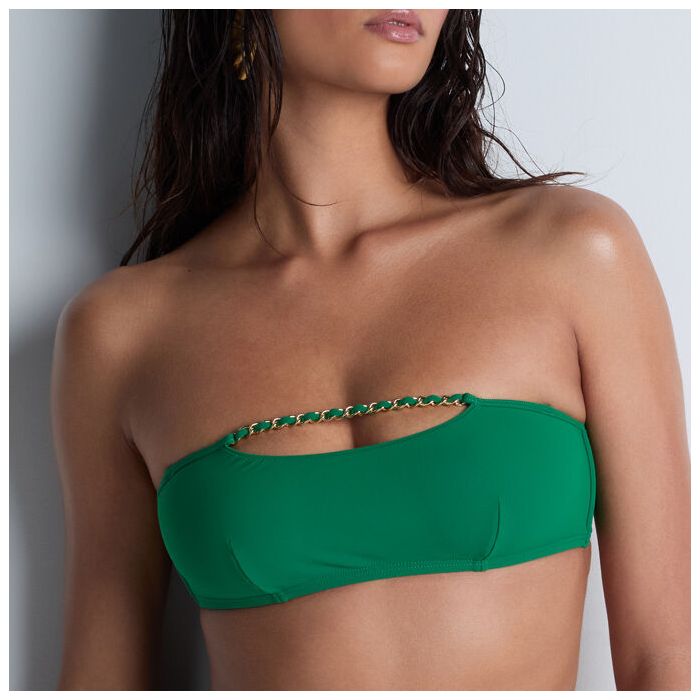 Bandeau bikini top