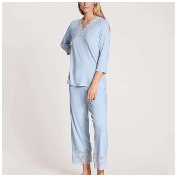 CALIDA Coastal Dreams pyjama kort Ice green, maat 36-38, Ice Green, 36/38 CALIDA Coastal Dreams pyjama kort Ice green, maat 36-38, Ice Green, 36/38