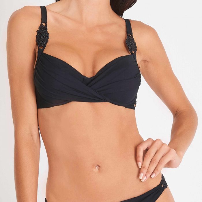 Aubade Badmode Éclat d'Oasis Bikini top met beugel HQ15 sale SS18