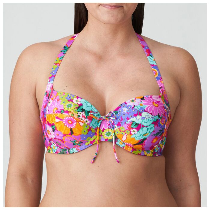 Glamorise MagicLift katoenen ondersteunings-bh zonder beugel voor dames, plus size, model #1001, Lila, 90F